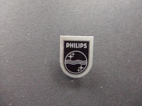Phillips radio zwart-zilverkleurig klein model